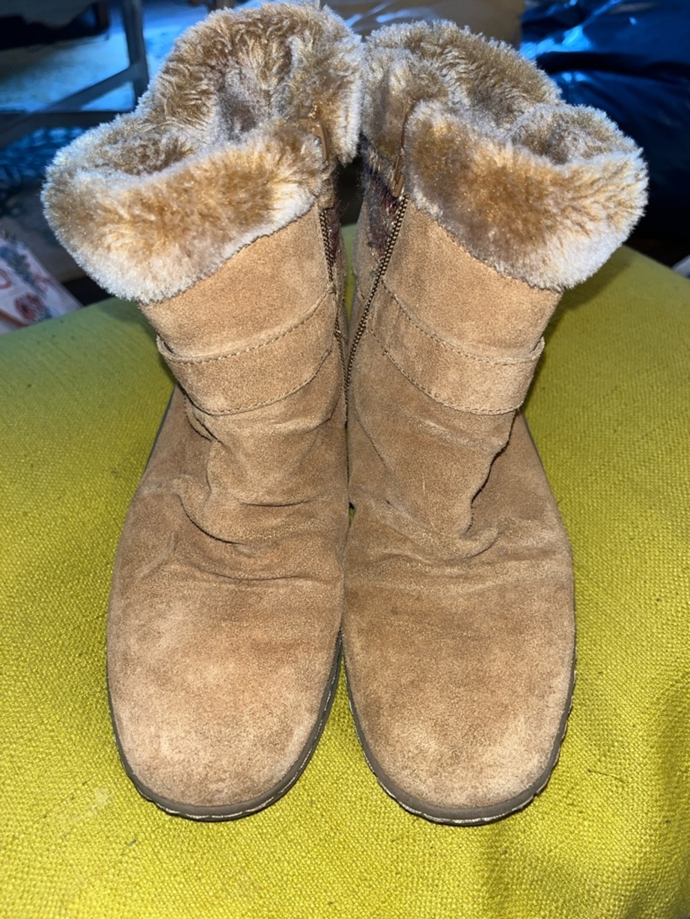 Baretraps Arlow Faux-Fur Lined Suede Boot